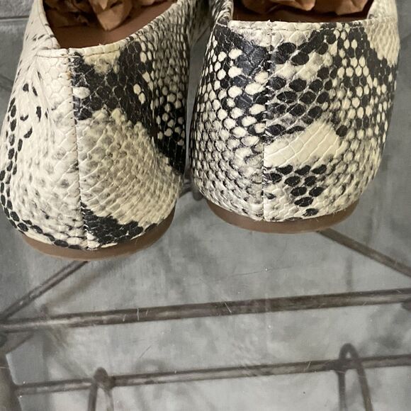 Madden Girl Henie Comfort Flats shoes women’s size 7 Snakeskin print Pointed Toe - Picture 10 of 11